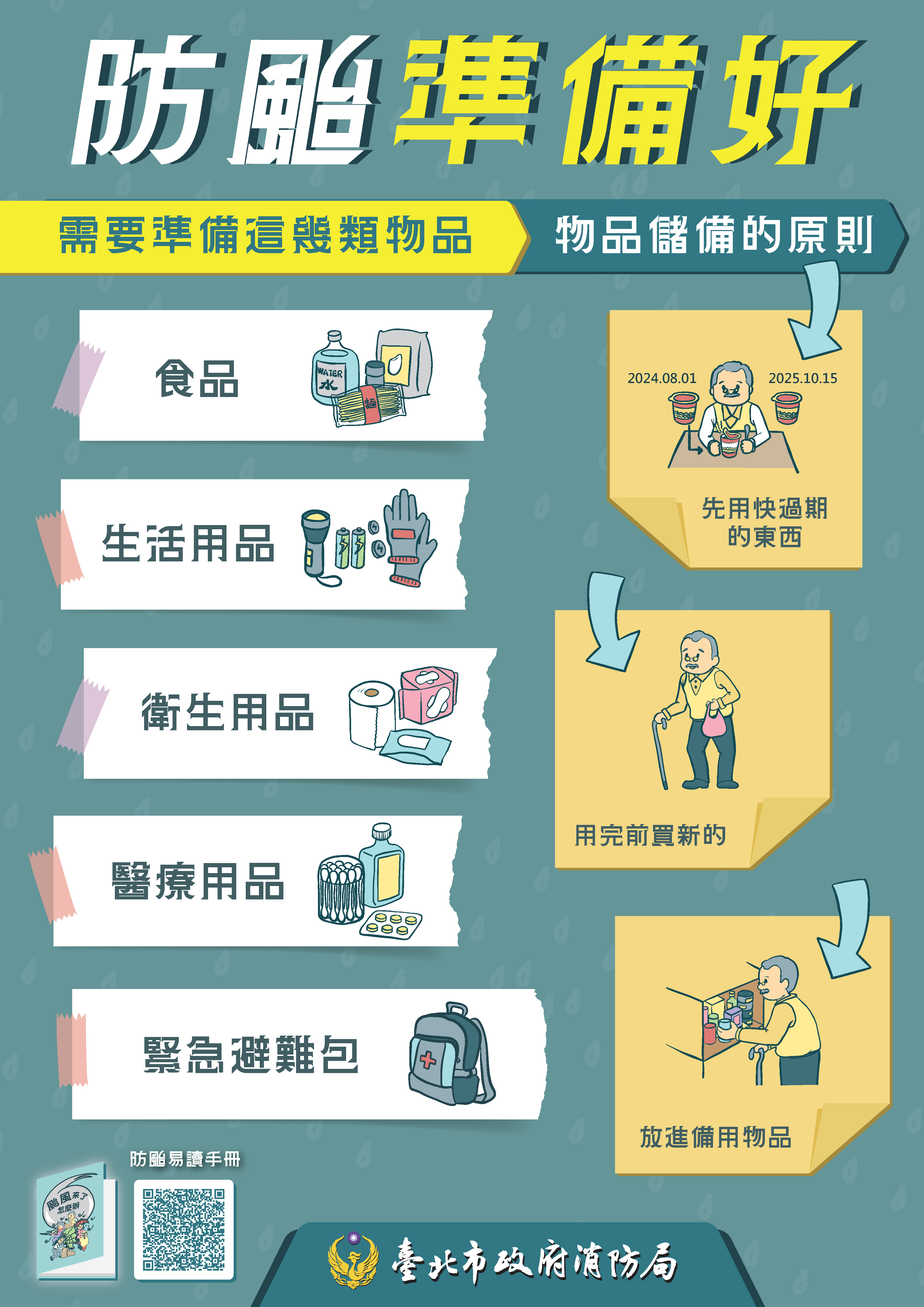 防颱準備