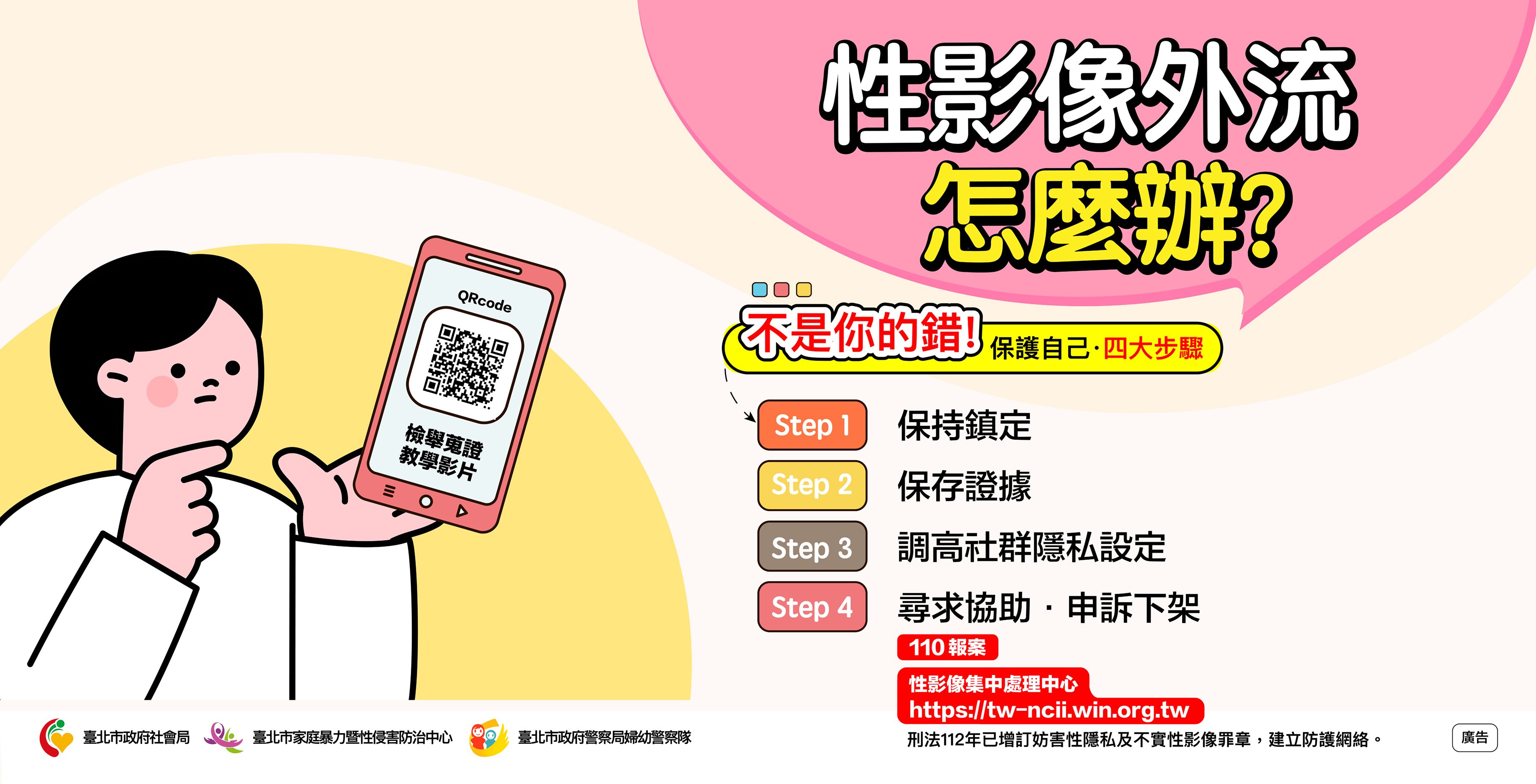 性影像外流處理四步驟