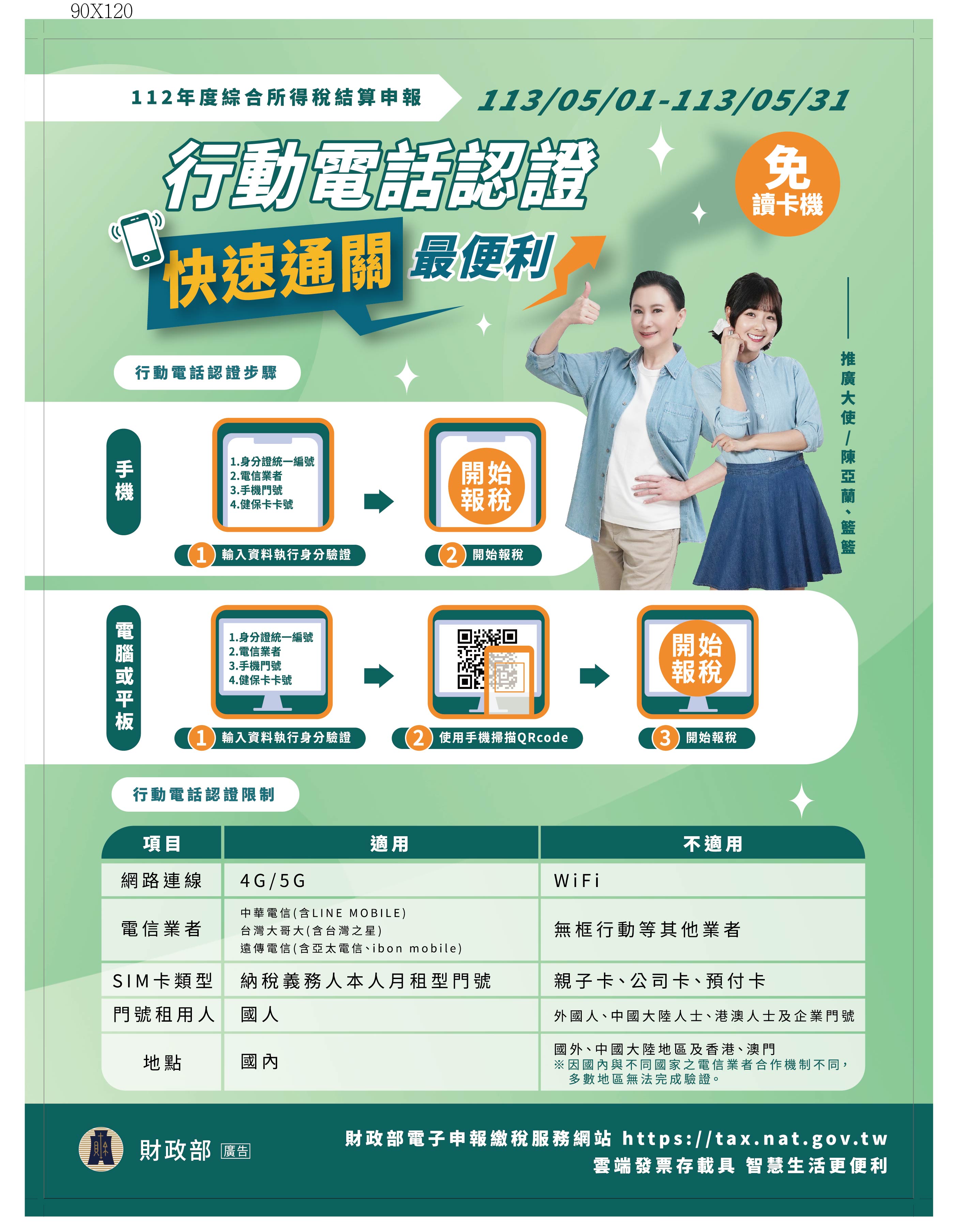 行動電話認證快速通關最便利
